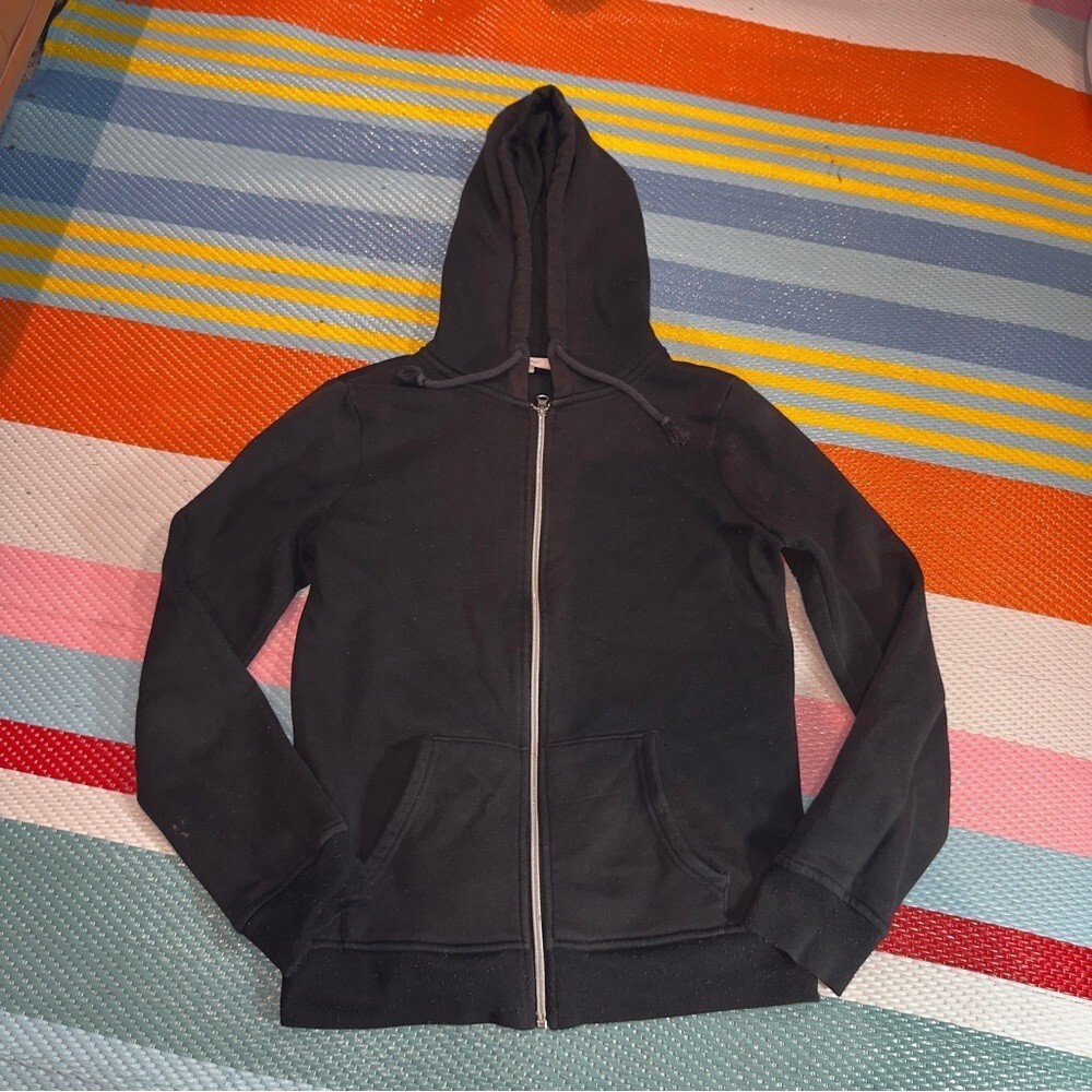 Primark Black Fleece Hoodie Women Size Small‎